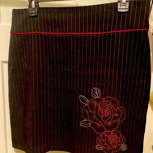 My Michelle Black Red Mini Skirt vintage 90’s Y2K grunge punk